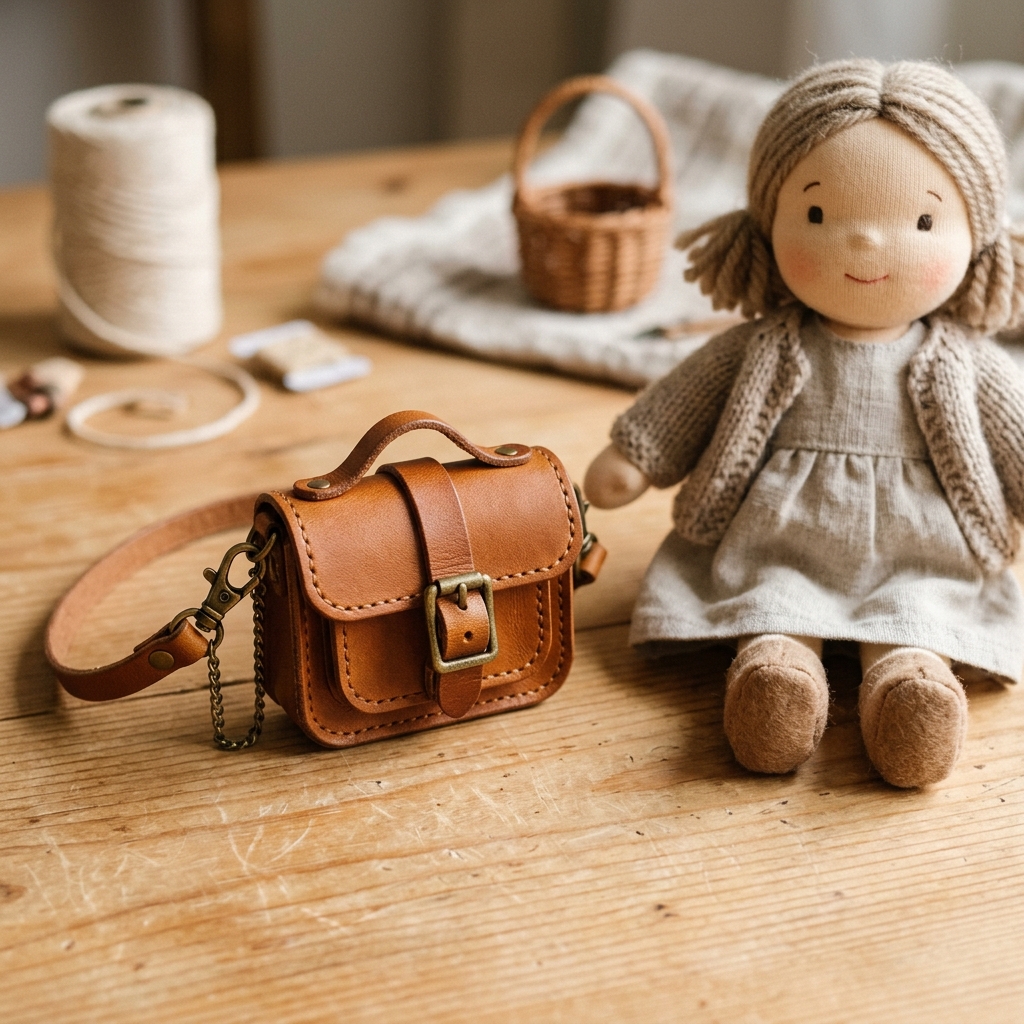 Artisan Doll Satchel as a warm accessory pairing