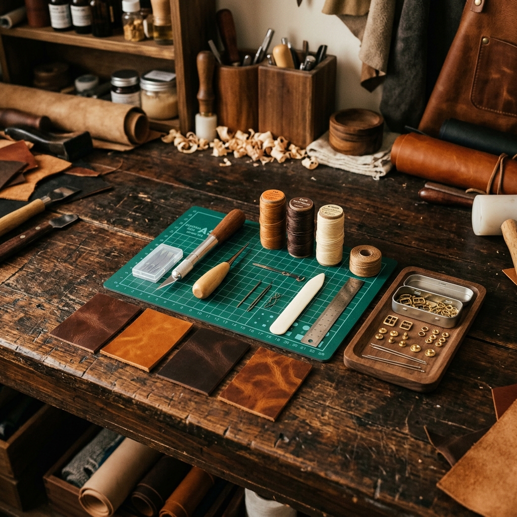 Starter Leather Tool Set to support smaller build details